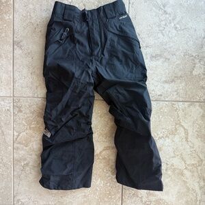 North Face Kids Black Snow Pants Size Small 7/8